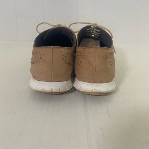 Cole Haan women's 9 ZeroGrand suede leather lightweight wingtip oxfords EUC - Picture 4 of 11